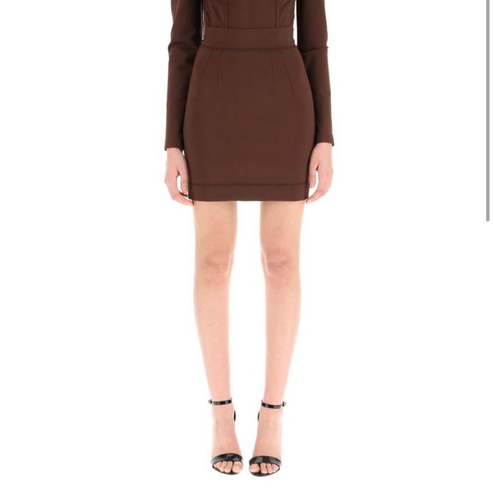 Dolce & Gabbana stretch jersey mini skirt